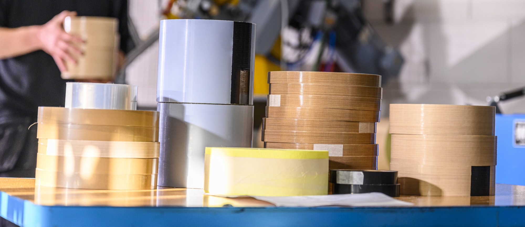 Verschillende rollen PTFE tape Multiple dimensions of PTFE tape